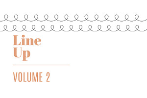 Line Up Vol. 2 20 Decorative Lines