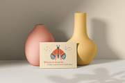 Boho butterfly Fantasy bohemian moth, an Animal Illustration by Neliakott ♥ (Thumbnail 3 of 9)