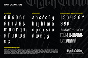Black Crown Modern Blackletter Font, a Blackletter Font by Pixesia Studio (Thumbnail 9 of 10)
