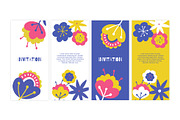 Vector Cute Flower Collection, a Decorative Illustration by Kattarina Po (Thumbnail 3 of 6)