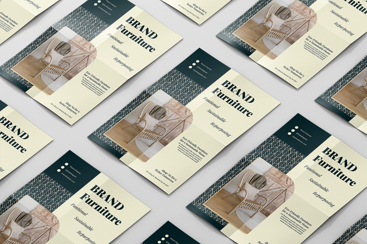 Furniture Brand Poster, a Poster Template by Fannan Studio (Photo 3 of 3)