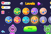 Space Word, Game UI, Mobile Casual, an Object Graphic by KartInnka (Thumbnail 10 of 19)