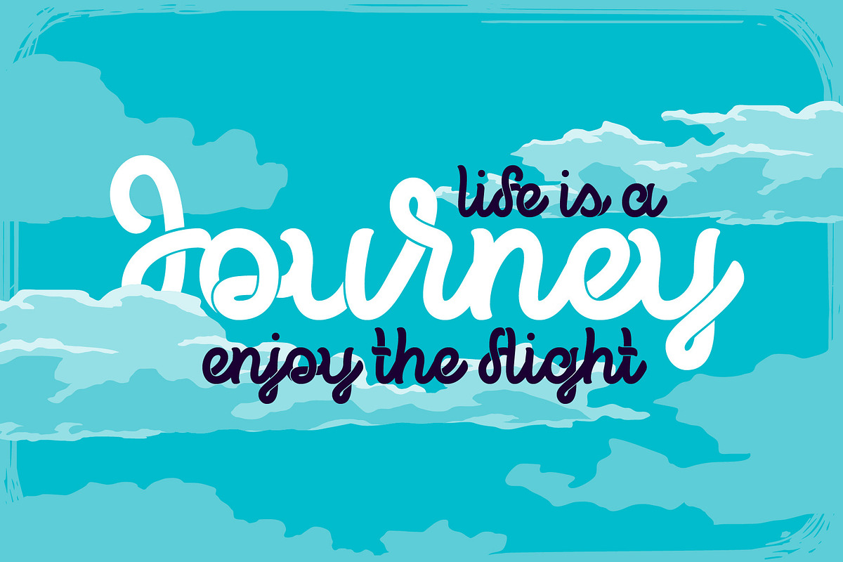 Propeller font + illustration preview 2
