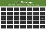Realistic Rain Overlays, an Object Graphic by DreamyOverlay (Thumbnail 7 of 7)