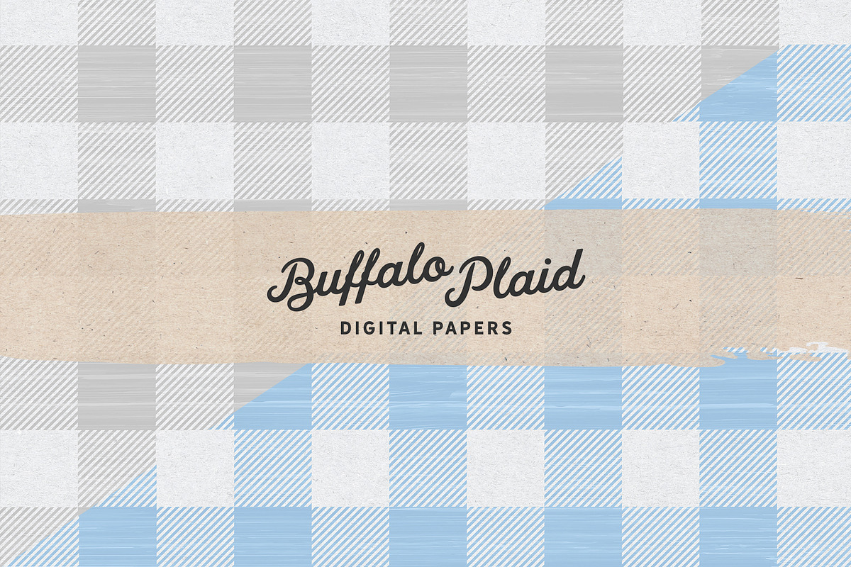 Pastel Plaid Vintage Digital Papers, a Pattern Graphic by Indie Grace Design (Photo 3 of 5)