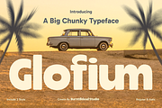 Glofium, a Sans Serif Font by Burntilldead (Thumbnail 1 of 13)