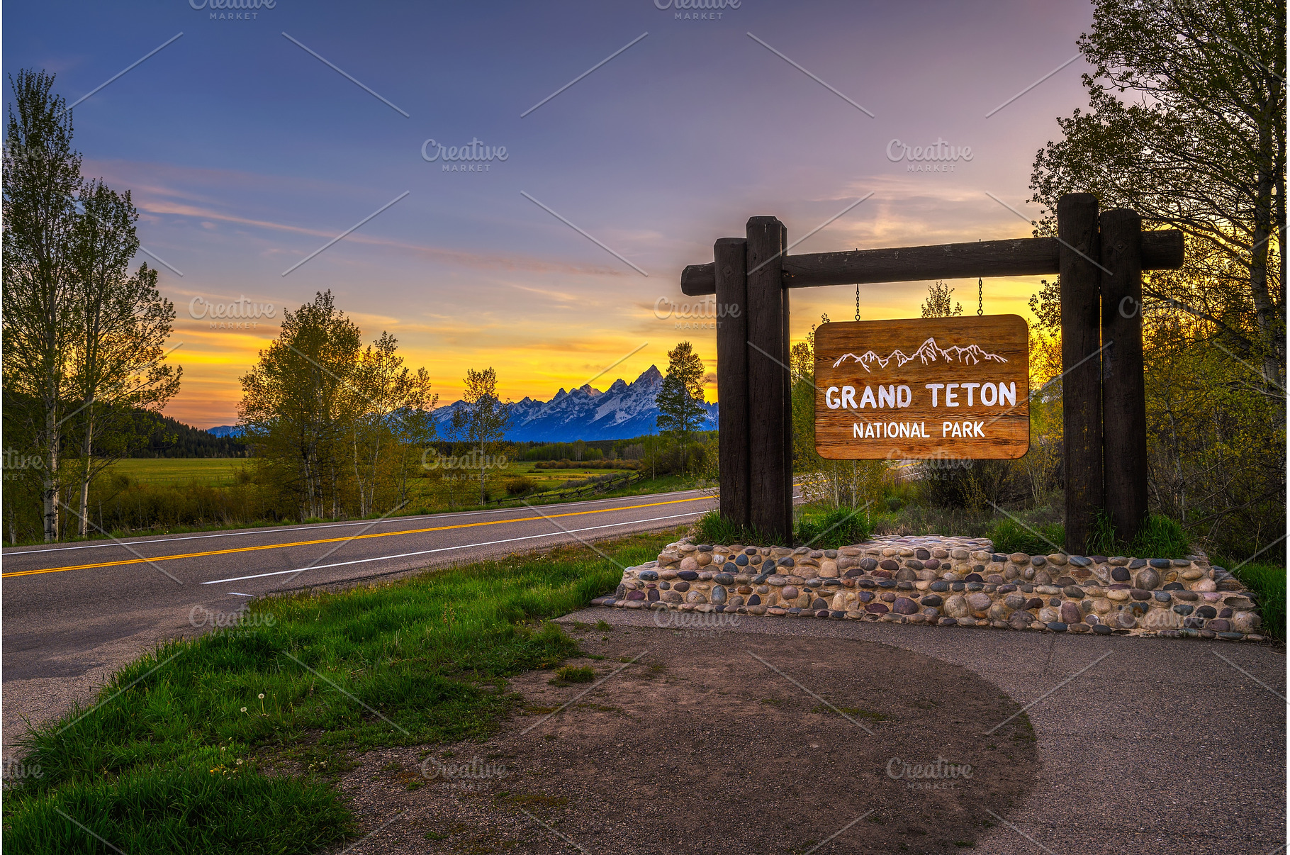 Welcome sign at the entrance to, a Nature Photo by Nick Fox