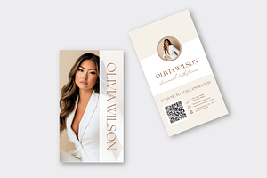 Beauty Business Card Canva Template, a Templates & Theme by BeautyBarStudios