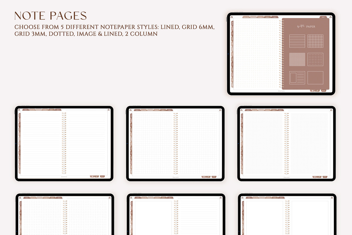 iPad Budget Planner Brown, a Presentation Template by SofiaDesign16 (Photo 8 of 10)