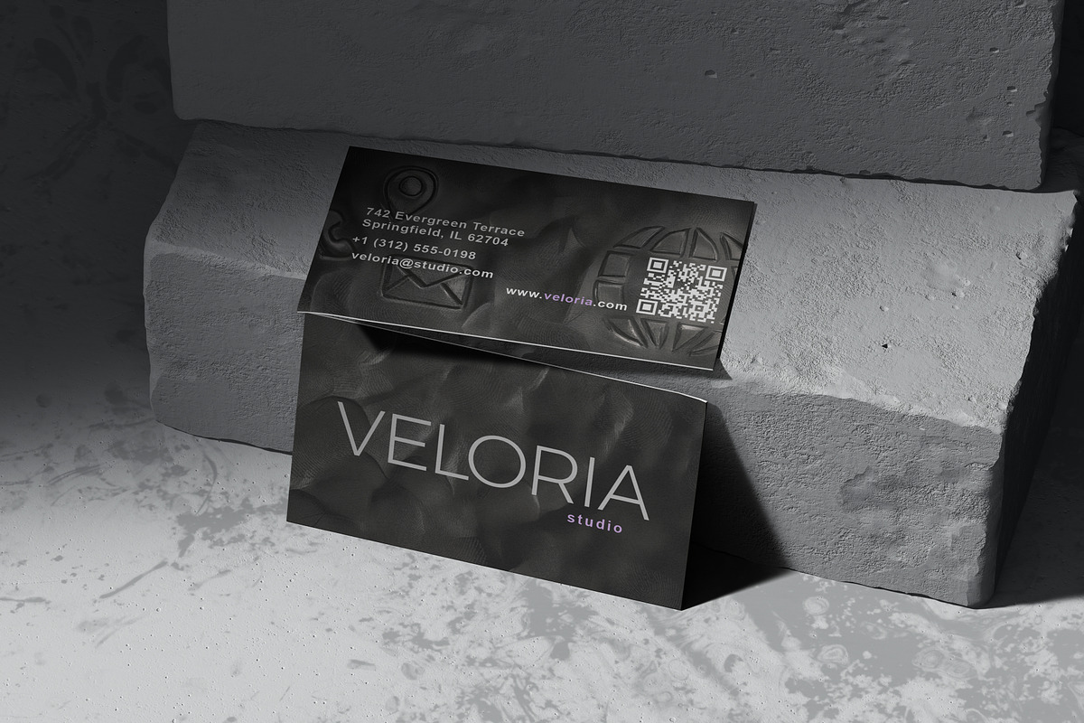 Relax Studio Clay Business Card, a Business Card Template by Trot (Photo 2 of 3)