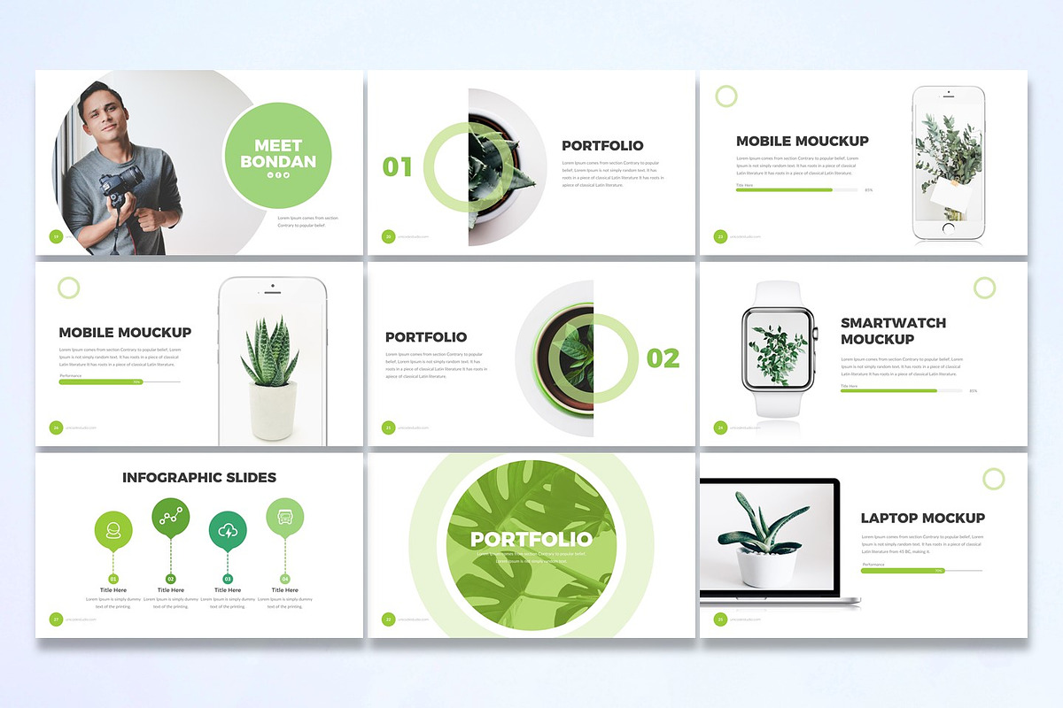 Plant - Google Slides Template, a Presentation Template by UnicodeID