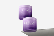 Cosmetic Cream Jar Mockup, a Packaging Mockup by Bartama Graphic (Thumbnail 3 of 5)