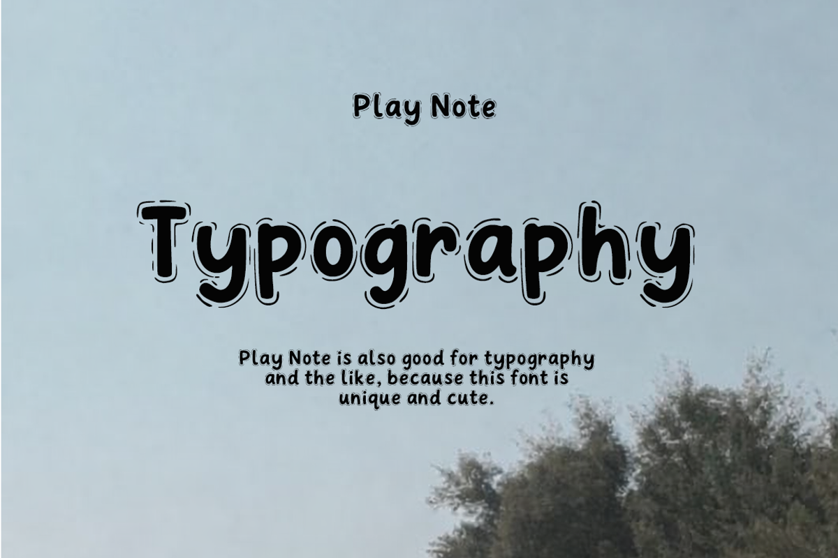 Play Note – Cute Doodle Handwritten, a Handwritten Font by cocodesign (Photo 5 of 10)