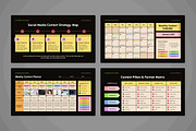 Social Media Calendar Infographic, a Work Illustration by twinstd (Thumbnail 4 of 5)