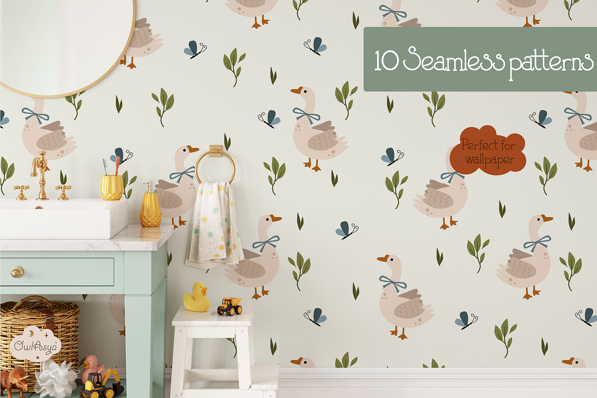 Animals alphabet collection, an Animal Illustration by owlasya (Photo 6 of 12)