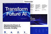 Future.Ai- Landing page design, a Landing Page Template by Ahmed Rubel (Thumbnail 5 of 5)