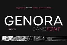 Genora Sans Serif Font Family