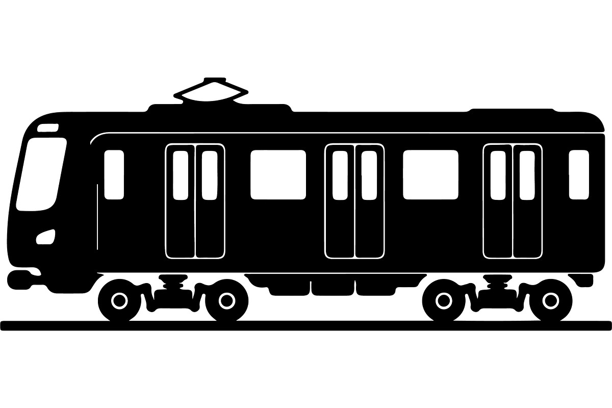 Train and subway silhouette, a Transportation Illustration by abu67222 (Photo 2 of 13)