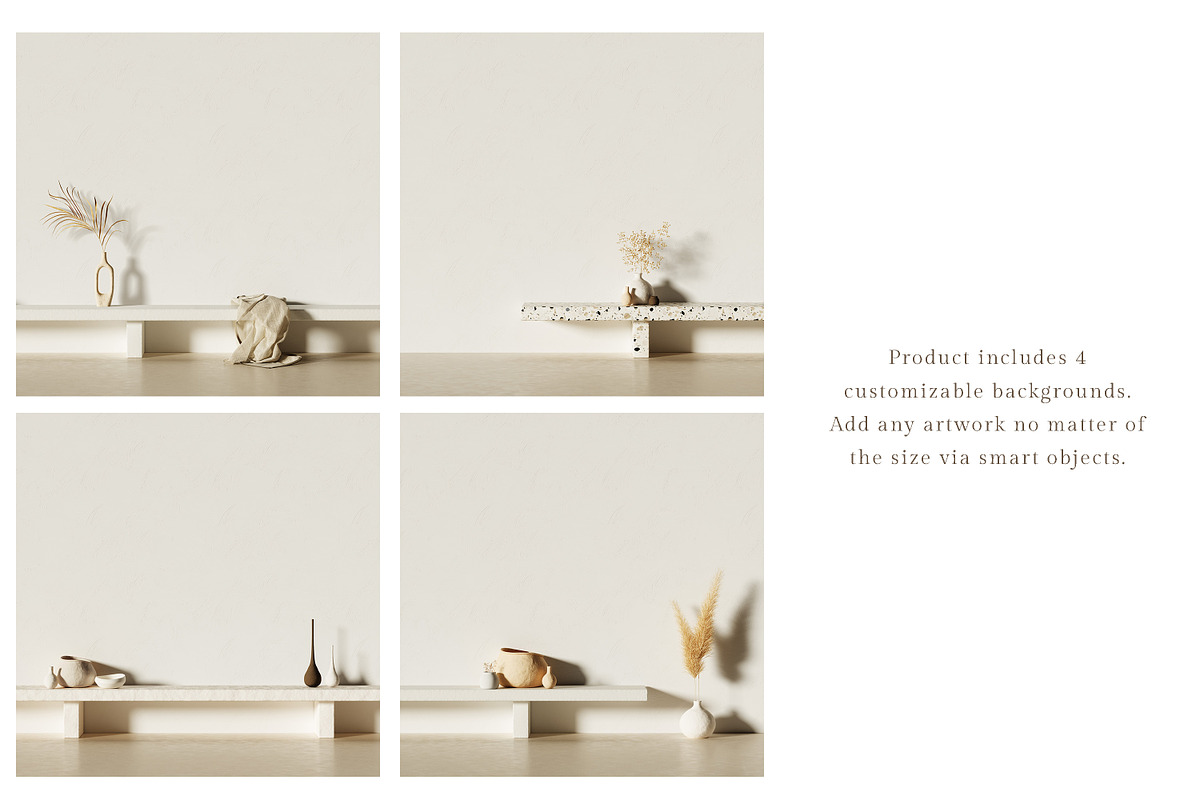 The Artisan Frame Mockup Kit, a Print Template by LINII (Photo 3 of 8)