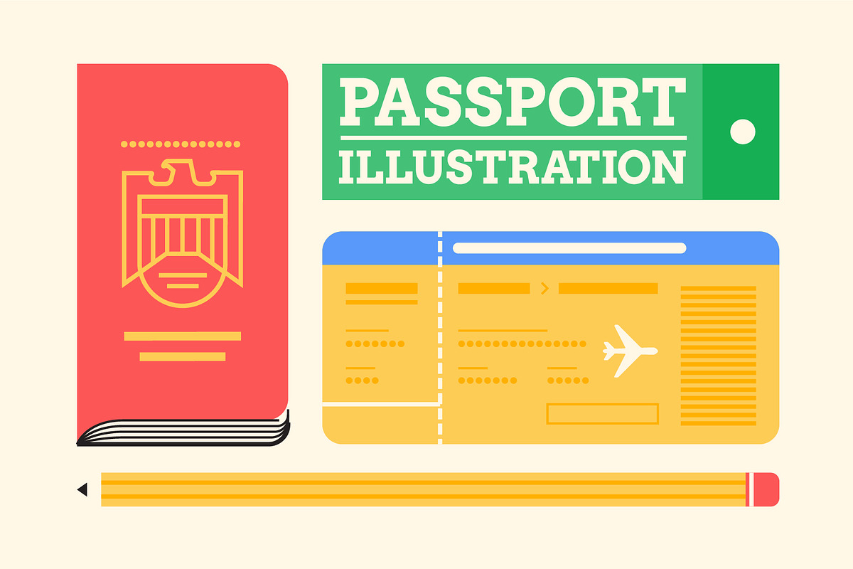 Passport Illustration Pack, a Graphic by Wilsonkjc (Photo 1 of 5)