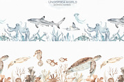 Undersea world Watercolor, an Animal Illustration by Marina Ermakova (Thumbnail 9 of 12)