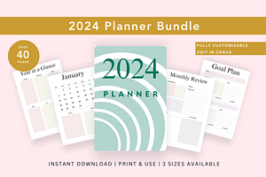 2024 Printable Planner Bundle