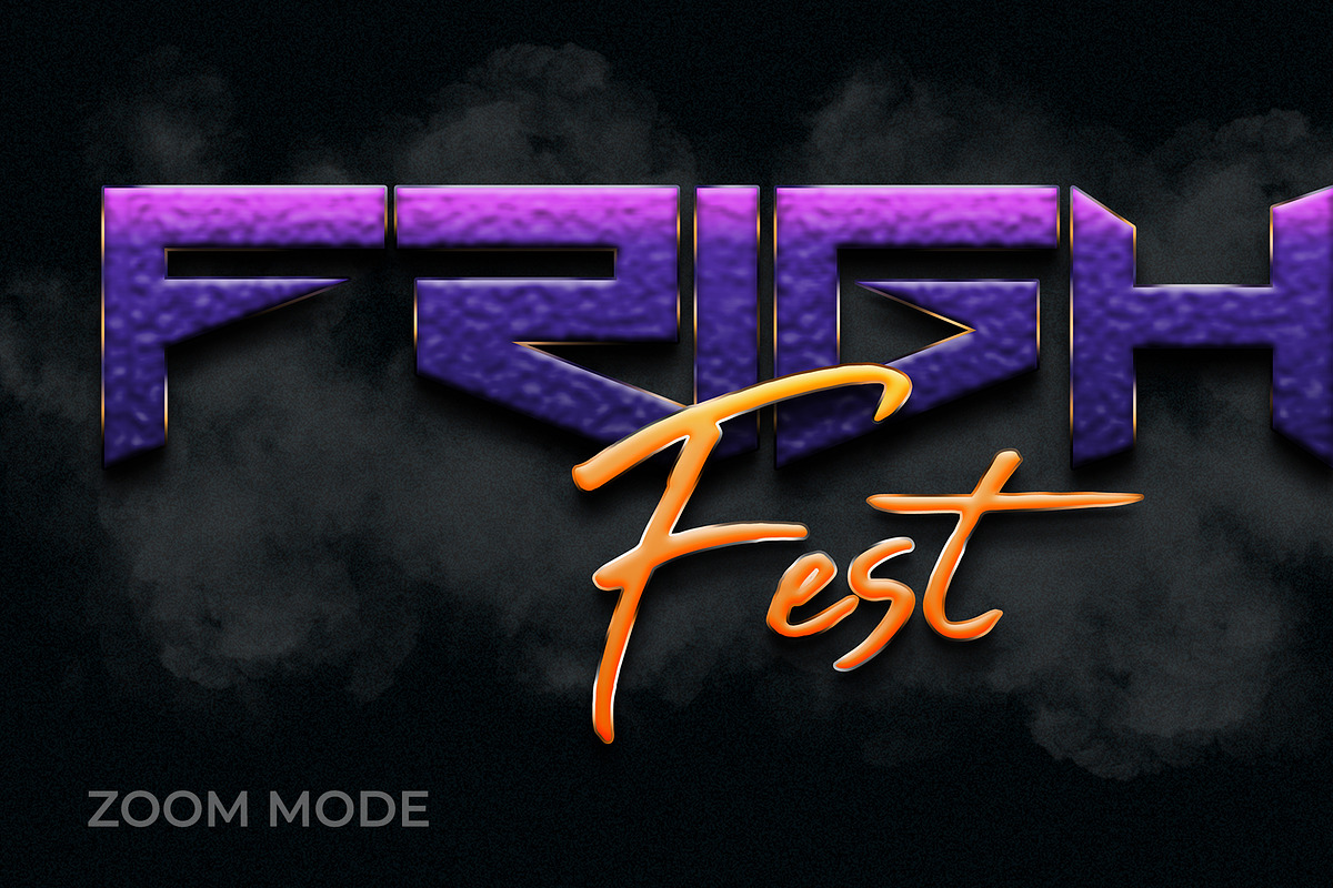 Fright Fest Text Effect Halloween, a Layer Style Add-On by Mockmenot (Photo 3 of 3)
