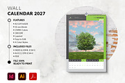 Wall Calendar 2027 Template, a Stationery Template by MstArtwork (Thumbnail 2 of 7)