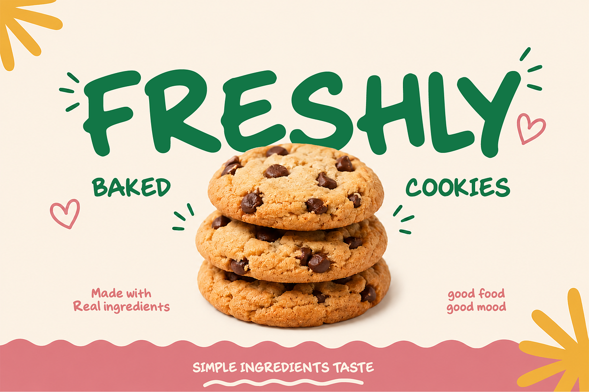 Snack Friend Playful font, a Handwritten Font by cocodesign (Photo 3 of 10)