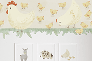 Farm Life Watercolor Clipart, an Animal Illustration by creationsbyapuruh (Thumbnail 5 of 7)