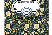 Flowers Composition Book Digital, a Pattern Graphic by SmallTownDigital (Thumbnail 3 of 3)