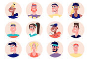Cartoon People Avatars, an Emoji Icon by alexdndz (Thumbnail 8 of 13)