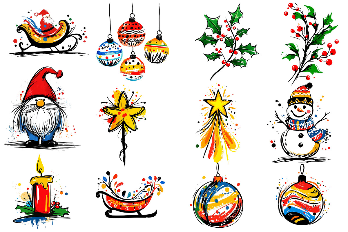 Scandinavian Christmas ClipArt, an Illustration by Designworld (Photo 2 of 5)