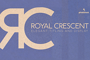 Royal Crescent, a Sans Serif Font by Sharkshock (Thumbnail 1 of 6)