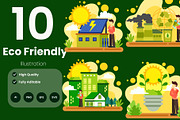 Eco Friendly Illustration Pack, an Illustration by baii09 (Thumbnail 1 of 4)