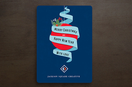 Christmas card for business, a Card Template by Woow Party