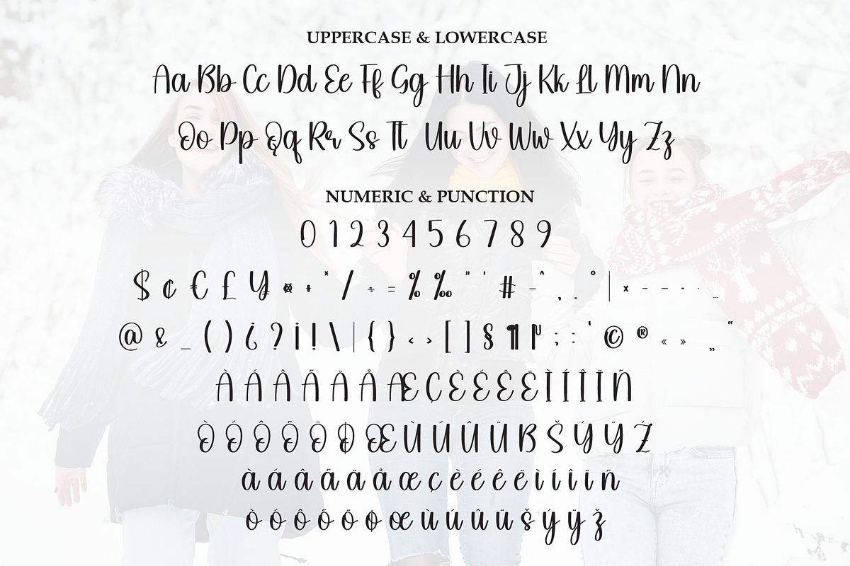Snowteen | Script Font, a Script Font by Scratchones (Photo 7 of 8)