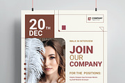 Gradient Hiring Poster Template, a Flyer Template by MightyDesign (Thumbnail 2 of 8)