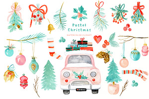 Christmas Watercolor Bundle Vol. 2