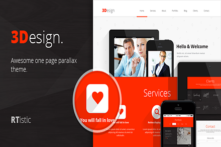 3Design - Cheap Onepage Template