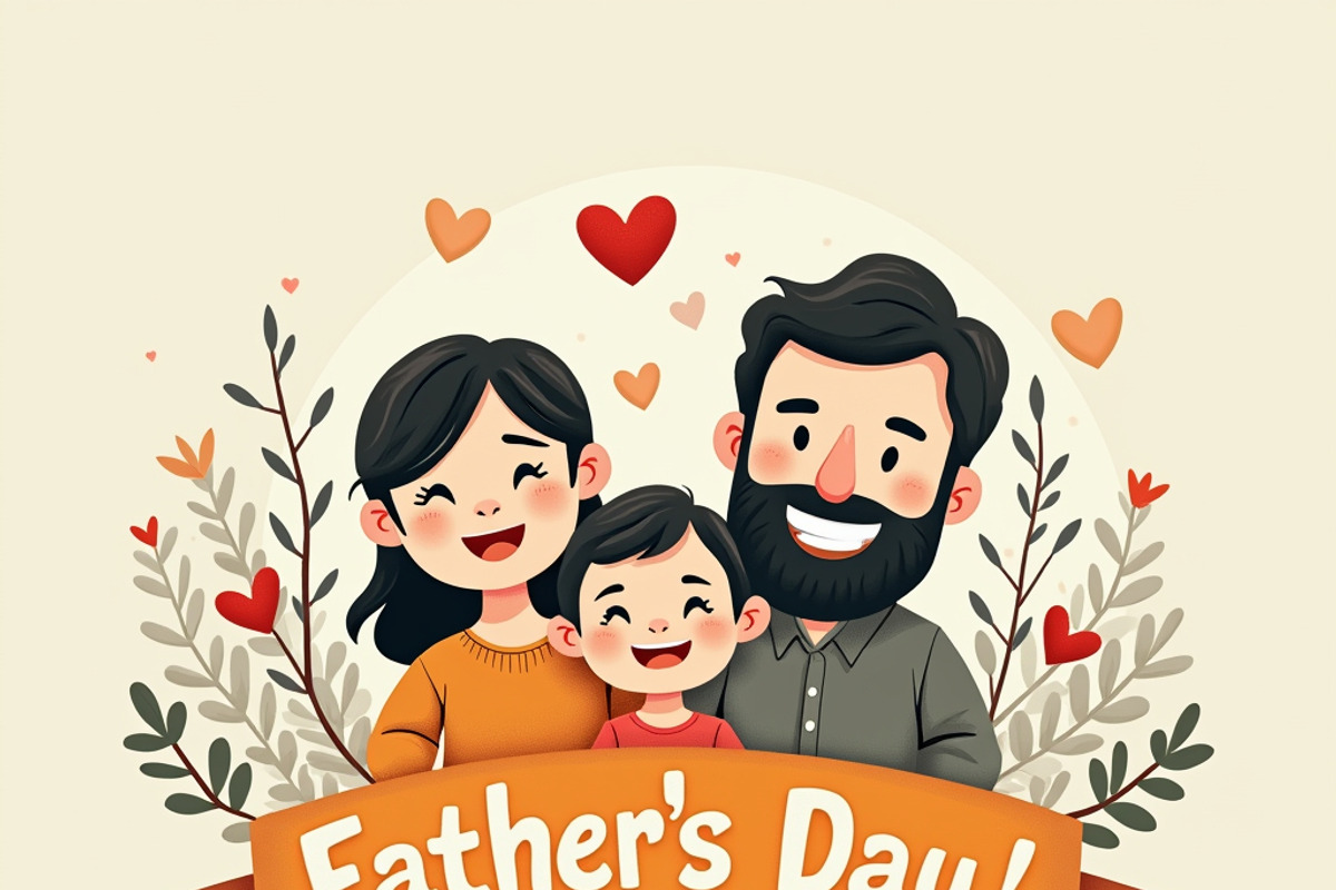 100 Father's Day Illustration, a Seasonal Illustration by PLUM&FIGS (Photo 6 of 8)