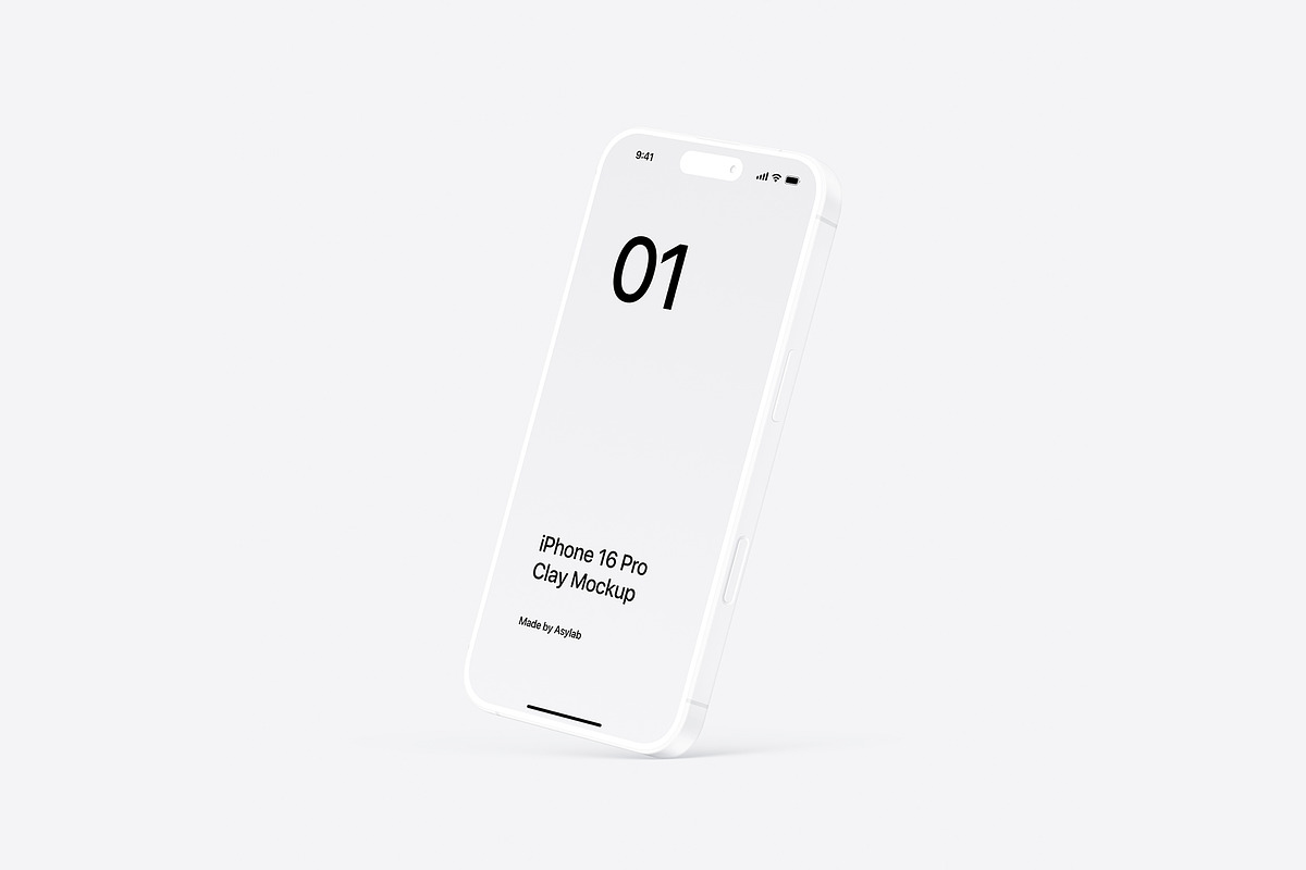 iPhone 16 Pro Clay - 24 Mockups, an iPhone Mockup by Asylab (Photo 46 of 58)