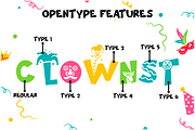 Night Clown - Quirky Clown Font, a Font by PutraCetol Studio (Thumbnail 7 of 11)