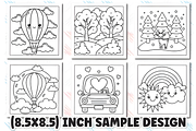 Cute Weather Coloring Book for Kids, a Decorative Illustration by Design Station (Thumbnail 5 of 7)