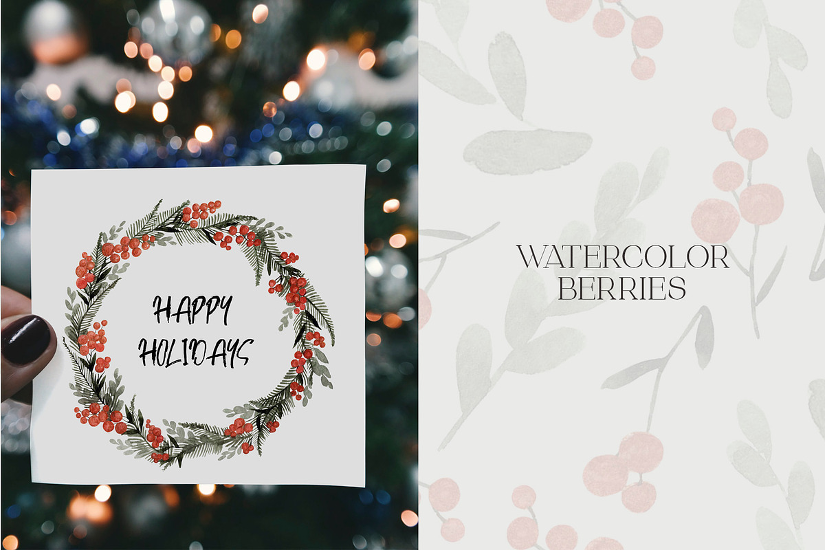 Watercolor berries, a Decorative Illustration by Katia Serdiuk (Photo 4 of 5)