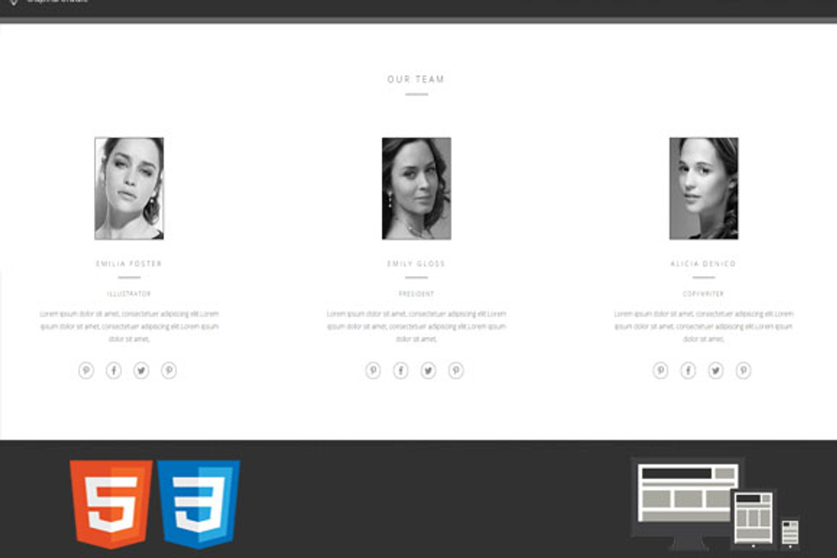 Capital One/MultiPage HTML Template, a HTML Template by earthquake (Photo 5 of 8)