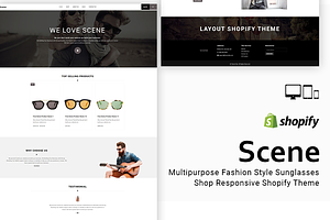 Scene Sunglasses Shop Shopify Theme, a Shopify Template by ThemeTidy Shopify Agency