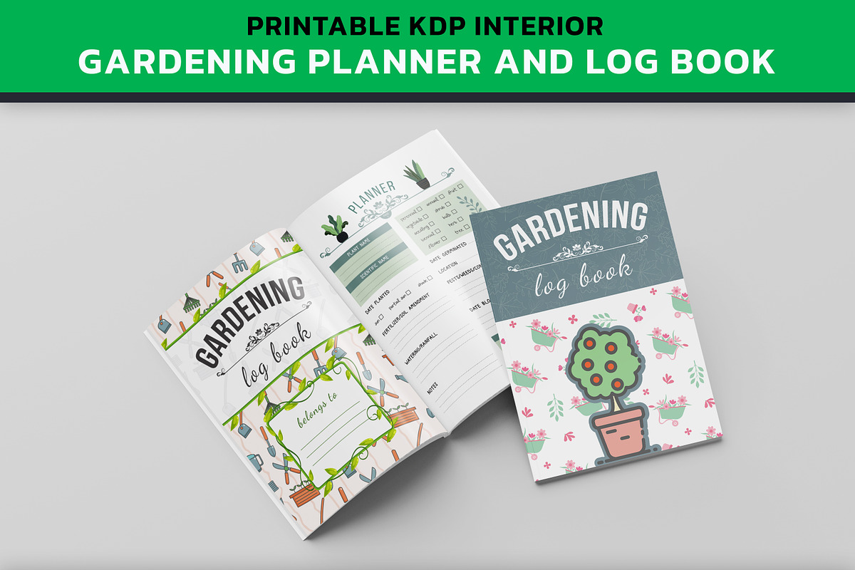 KDP Gardening Planner and Log Book, an Illustration by PublishingHelper (Photo 3 of 4)
