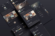 Social App UI, an App Template by ALEX BENDER UI STORE (Thumbnail 1 of 5)