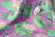 Frog Lotus Seamless Pattern, a Pattern Graphic by Oksana Dovhopol Art (Thumbnail 18 of 23)